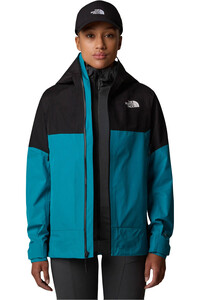 The North Face chaqueta impermeable mujer W JAZZI 3L GTX JACKET vista detalle