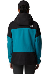 The North Face chaqueta impermeable mujer W JAZZI 3L GTX JACKET vista trasera