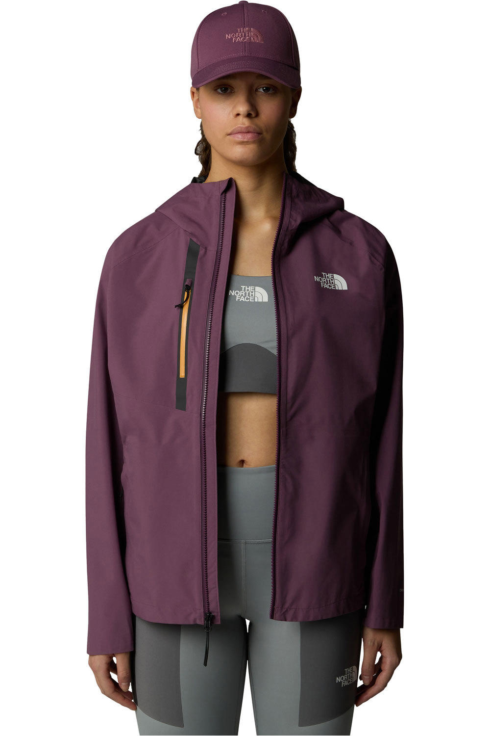 The North Face chaqueta impermeable mujer W MA WATERPROOF JACKET vista detalle