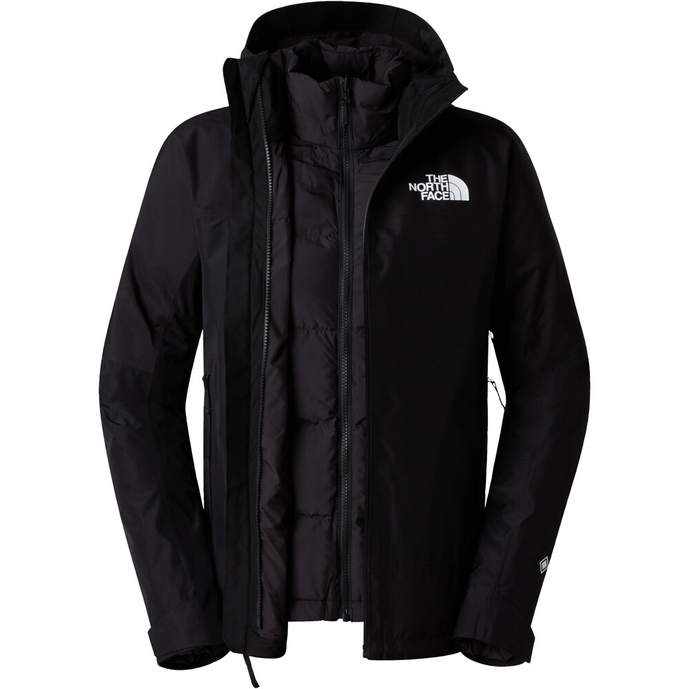 The North Face chaqueta impermeable mujer W MOUNTAIN LIGHT TRICLIMATE GTX JACKET vista frontal