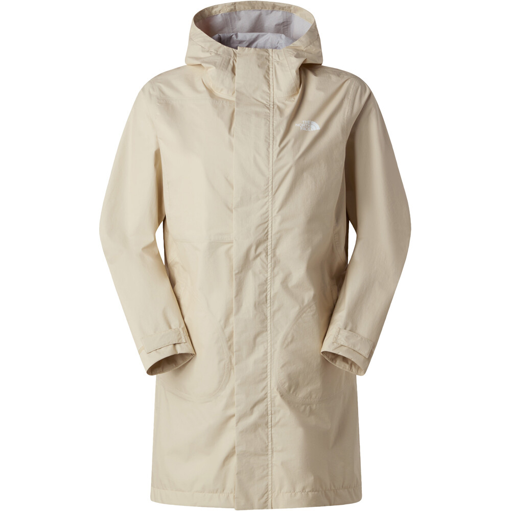 The North Face chaqueta impermeable mujer W PACKABLE SHELL PARKA vista detalle