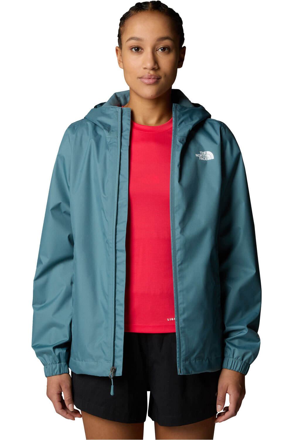 The North Face chaqueta impermeable mujer W QUEST JACKET vista detalle