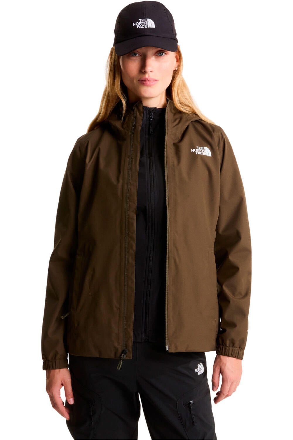 The North Face chaqueta impermeable mujer W QUEST JACKET vista detalle