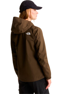 The North Face chaqueta impermeable mujer W QUEST JACKET vista trasera