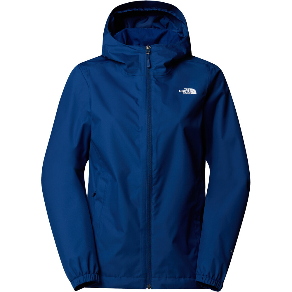 The North Face chaqueta impermeable mujer W QUEST JACKET vista trasera