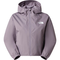 The North Face chaqueta impermeable mujer W QUEST MONO CROPPED  JACKET vista detalle