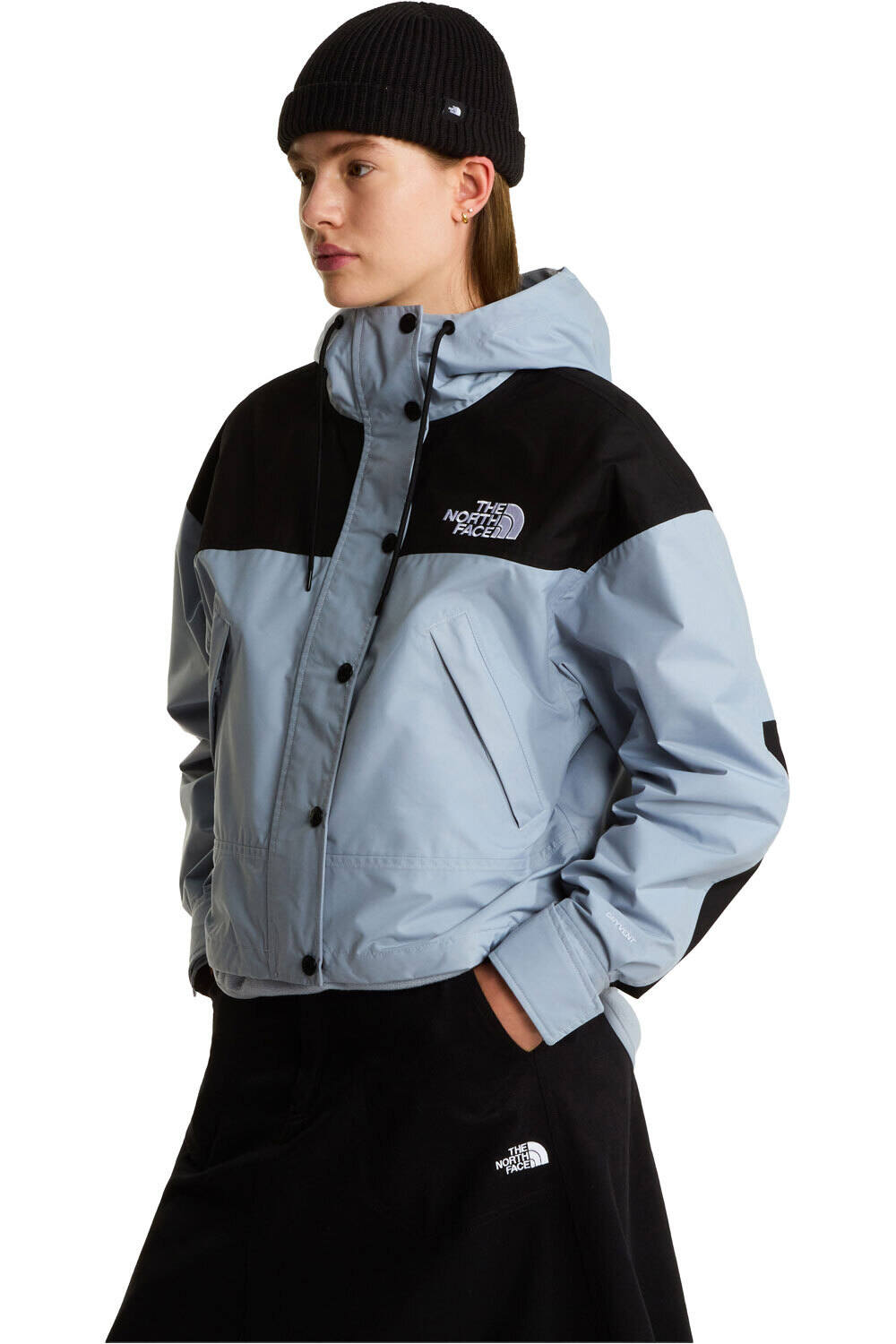 The North Face chaqueta impermeable mujer W REIGN ON JACKET vista frontal
