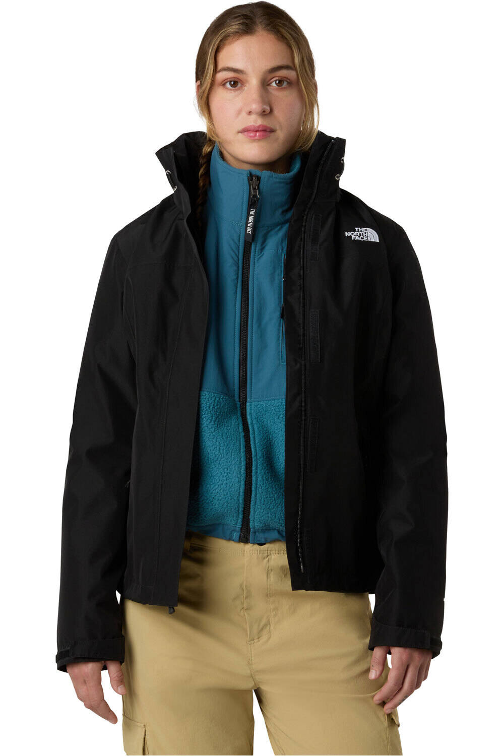 The North Face chaqueta impermeable mujer W SANGRO JACKET vista detalle