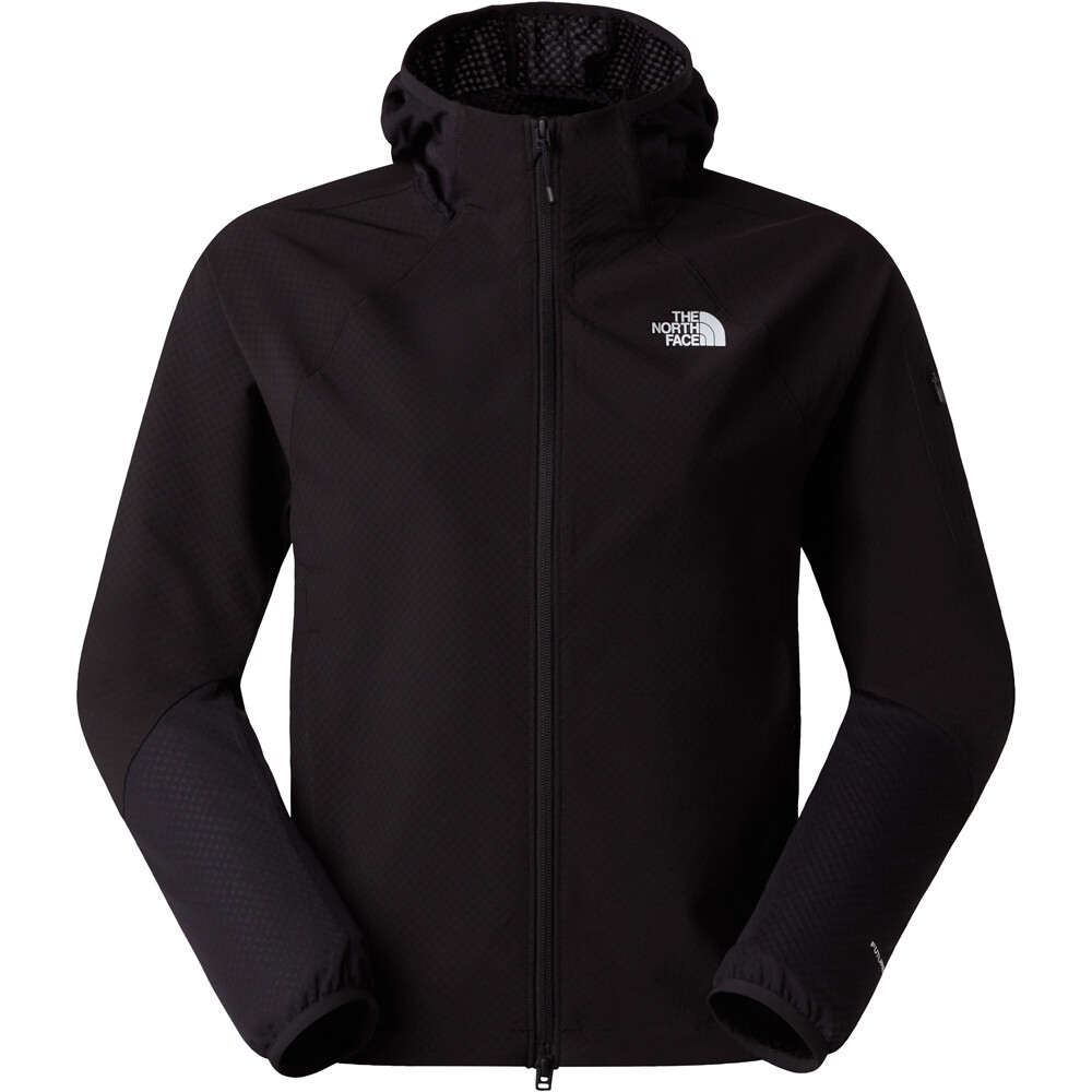 The North Face chaqueta impermeable mujer W TEK APPROACH FUTUREFLEECE HOODED JACKE vista frontal