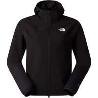The North Face chaqueta impermeable mujer W TEK APPROACH FUTUREFLEECE HOODED JACKE vista frontal