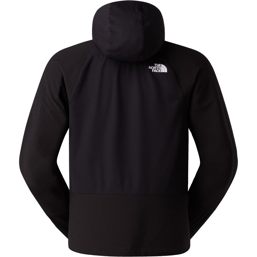 The North Face chaqueta impermeable mujer W TEK APPROACH FUTUREFLEECE HOODED JACKE vista trasera