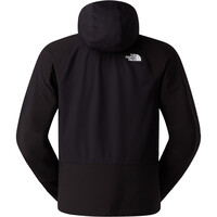 The North Face chaqueta impermeable mujer W TEK APPROACH FUTUREFLEECE HOODED JACKE vista trasera