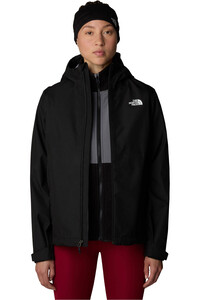 The North Face chaqueta impermeable mujer W WHITON 3L JACKET vista detalle