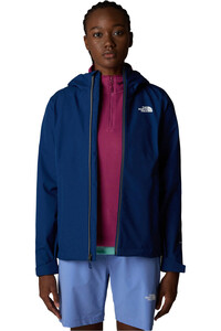The North Face chaqueta impermeable mujer W WHITON 3L JACKET vista detalle