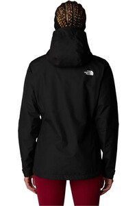 The North Face chaqueta impermeable mujer W WHITON 3L JACKET vista trasera