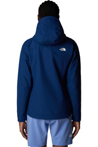The North Face chaqueta impermeable mujer W WHITON 3L JACKET vista trasera