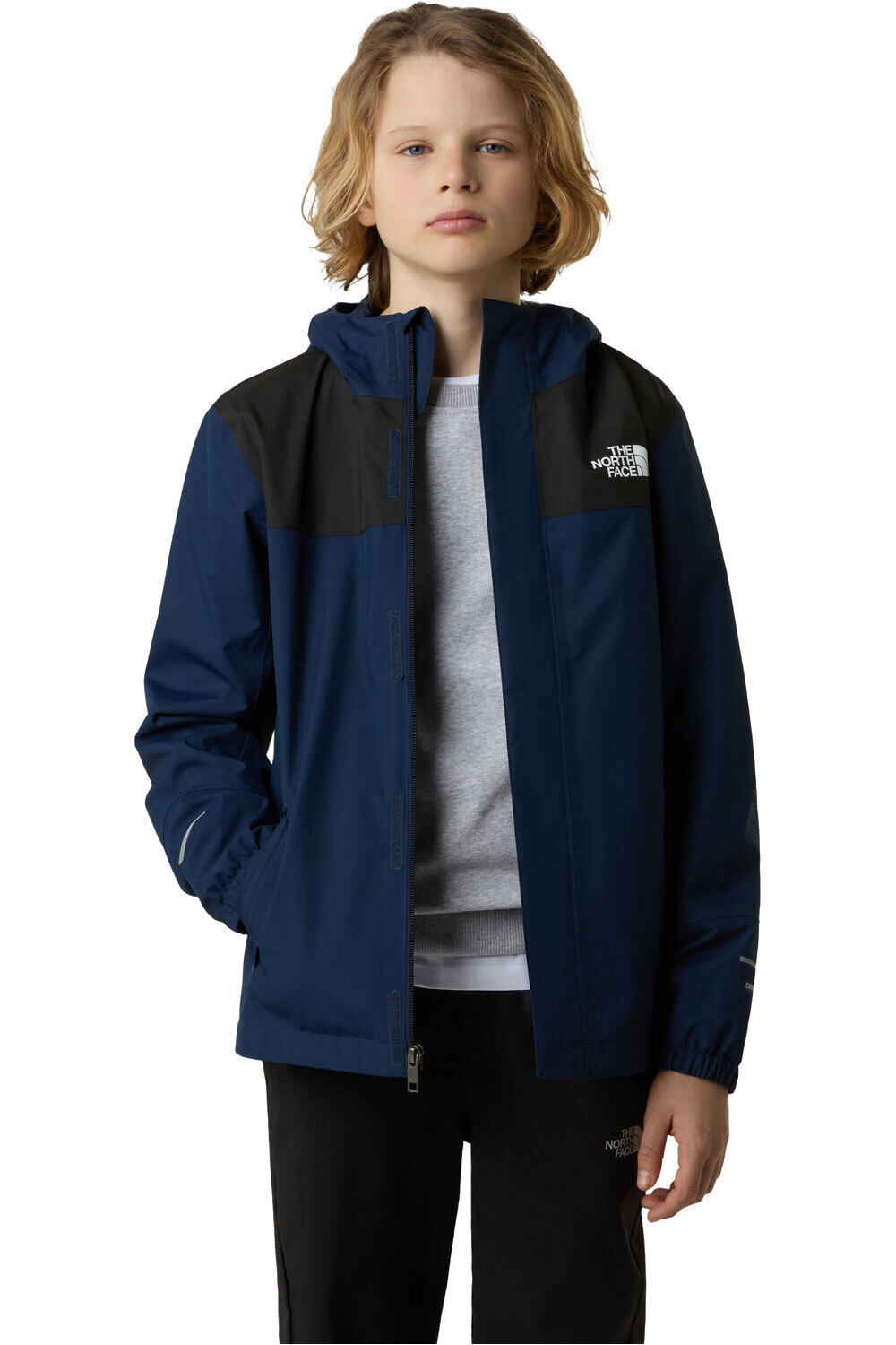 The North Face chaqueta impermeable niño B ANTORA RAIN JACKET vista detalle