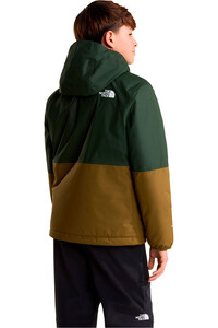 The North Face chaqueta impermeable niño B WARM ANTORA RAIN JACKET vista trasera