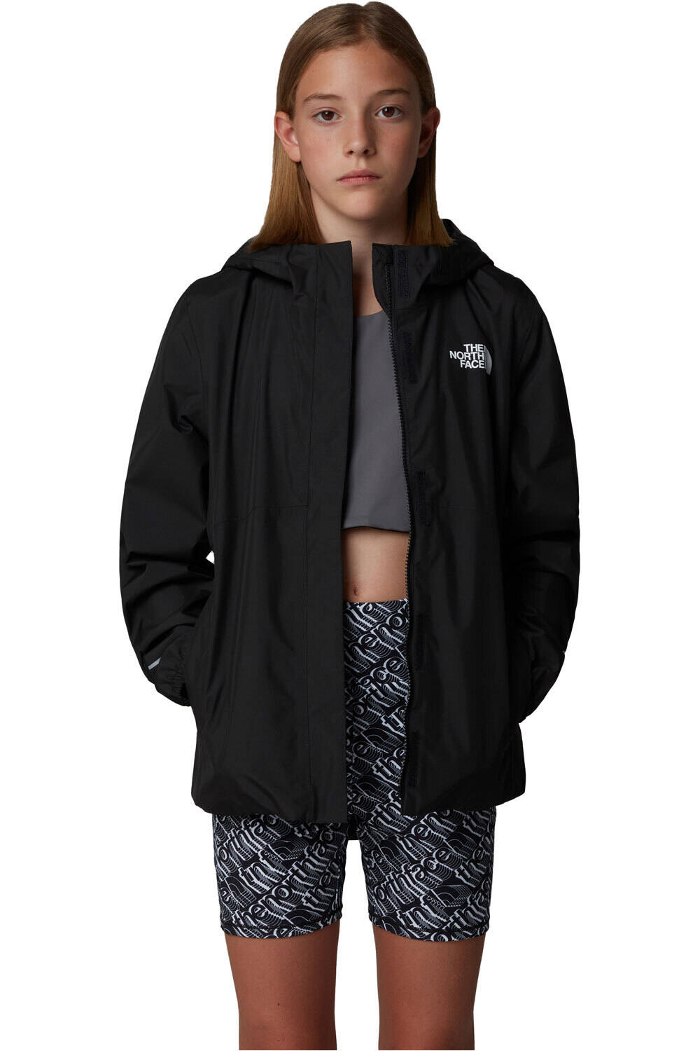 The North Face chaqueta impermeable niño G ANTORA RAIN JACKET vista detalle