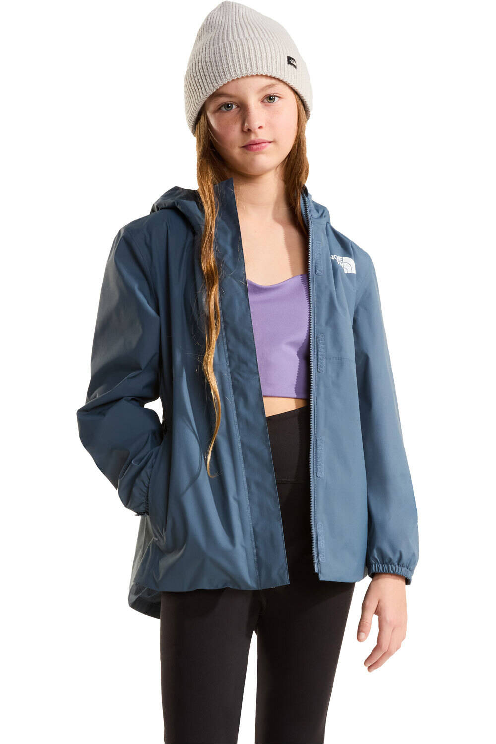 The North Face chaqueta impermeable niño G ANTORA RAIN JACKET vista detalle