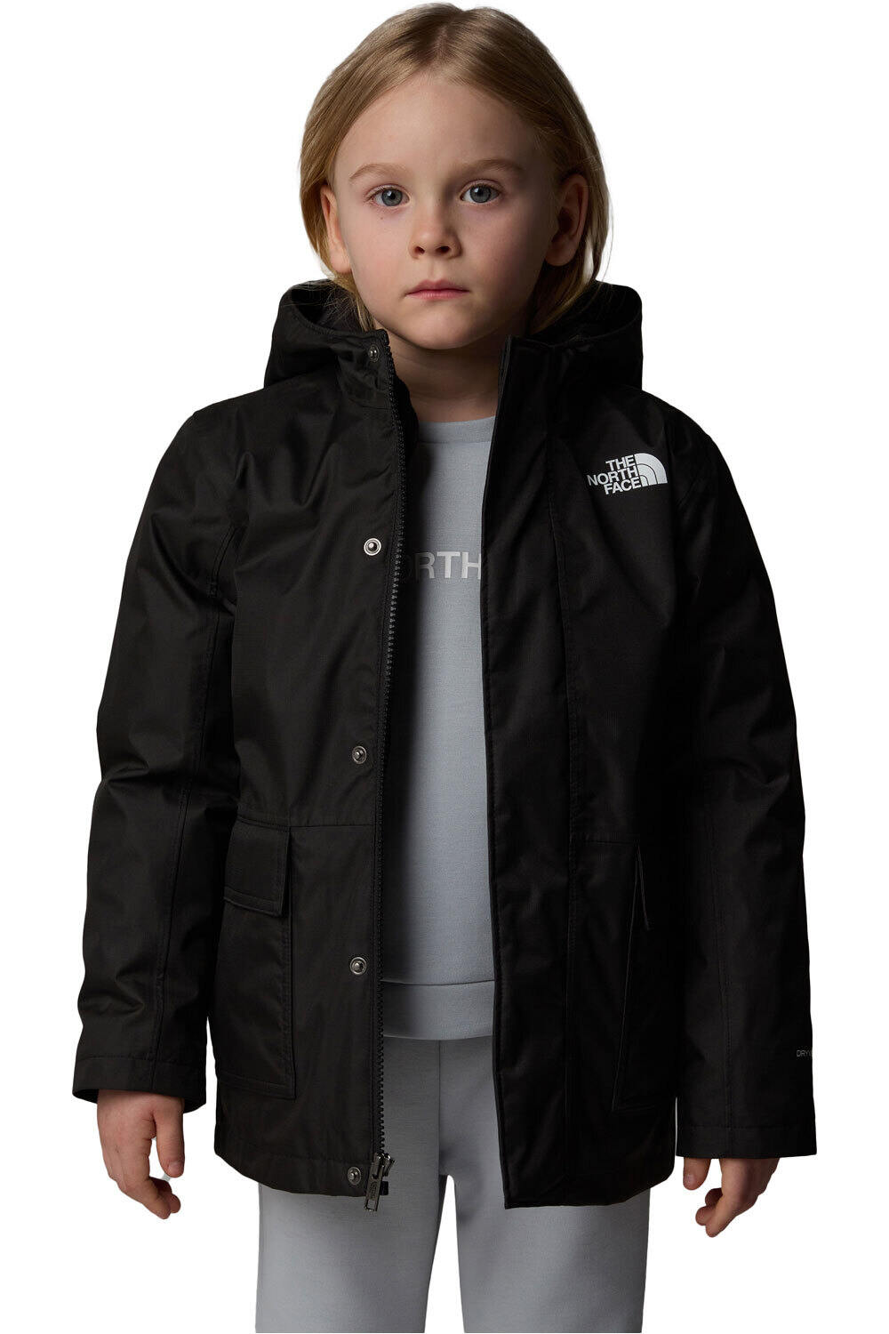 The North Face chaqueta impermeable niño KID NORTH DOWN TRICLIMATE vista detalle