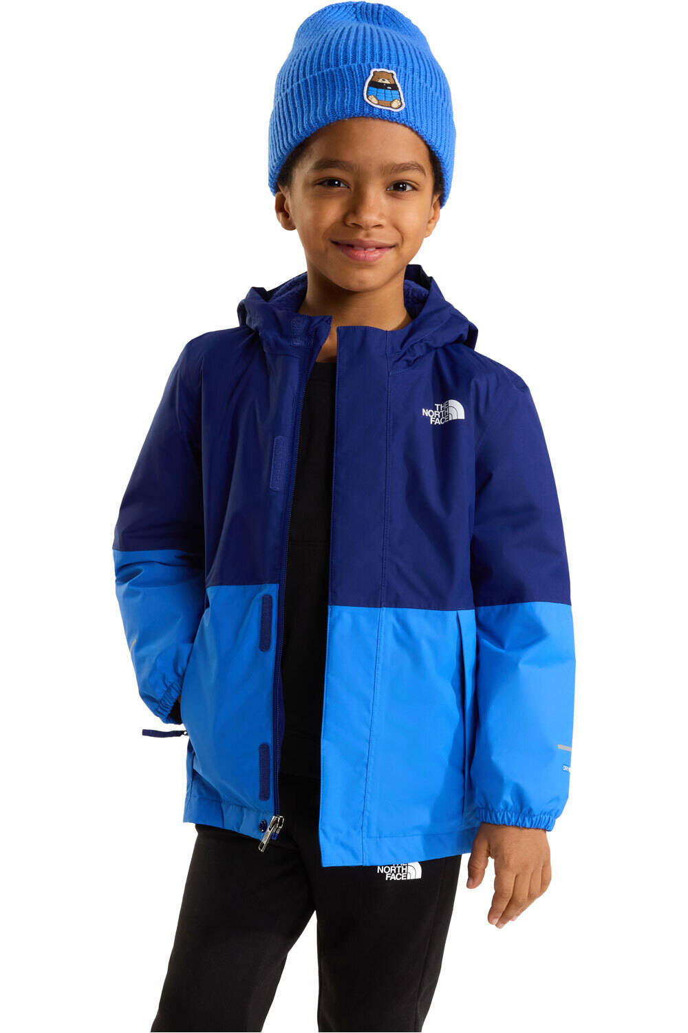 The North Face chaqueta impermeable niño KID WARM ANTORA RAIN JACKET vista detalle