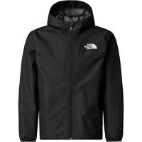 The North Face chaqueta impermeable niño TEEN ZIPLINE RAIN JACKET vista detalle