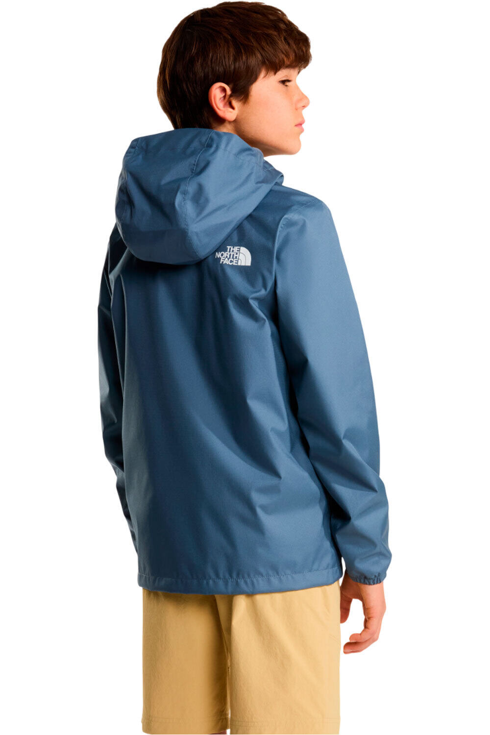 The North Face chaqueta impermeable niño TEEN ZIPLINE RAIN JACKET vista trasera