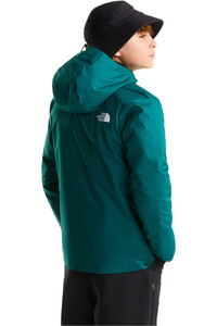 The North Face chaqueta impermeable niño TEEN ZIPLINE RAIN JACKET vista trasera