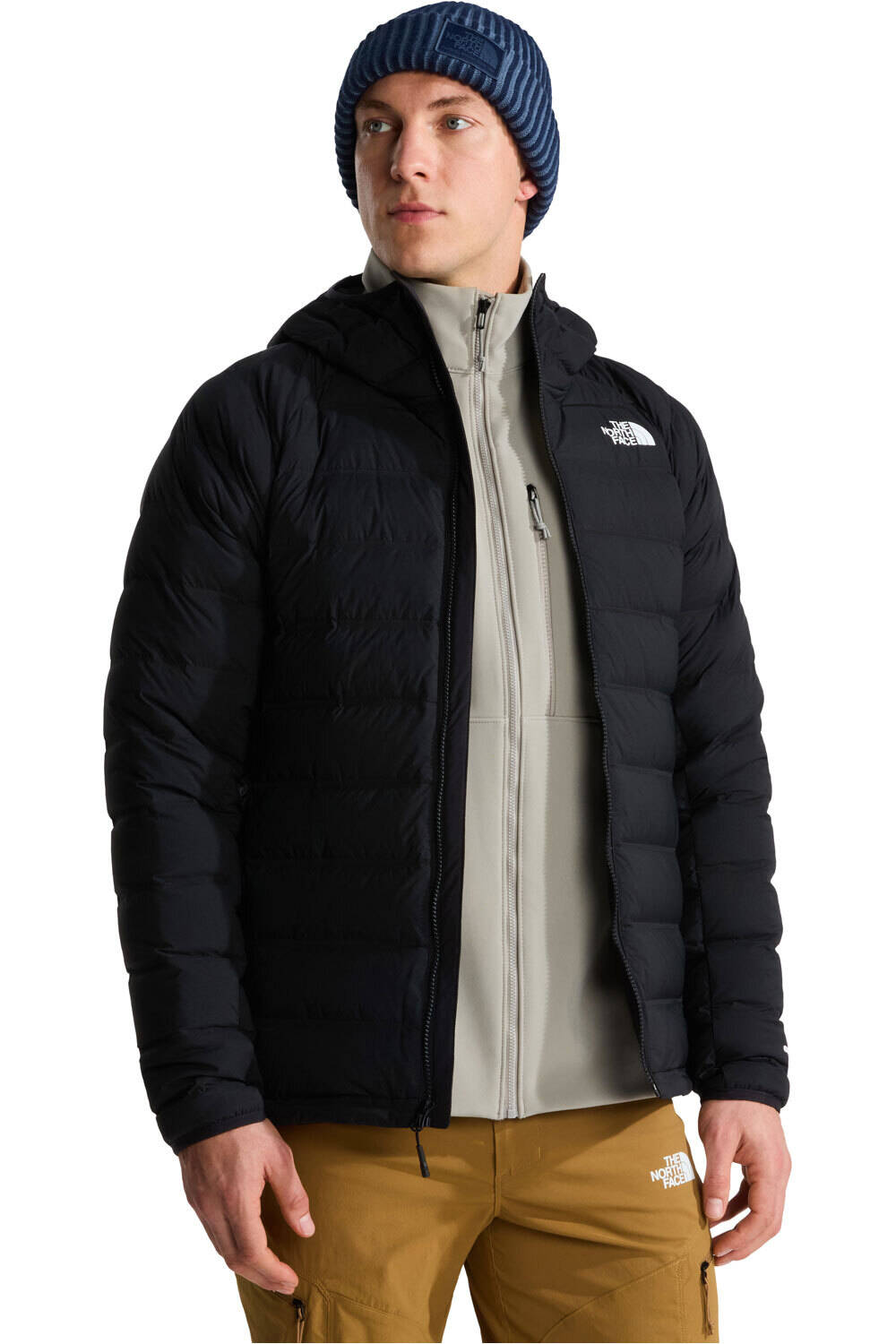 The North Face chaqueta outdoor hombre M ABSEIL STRETCH DOWN HOODIE vista detalle