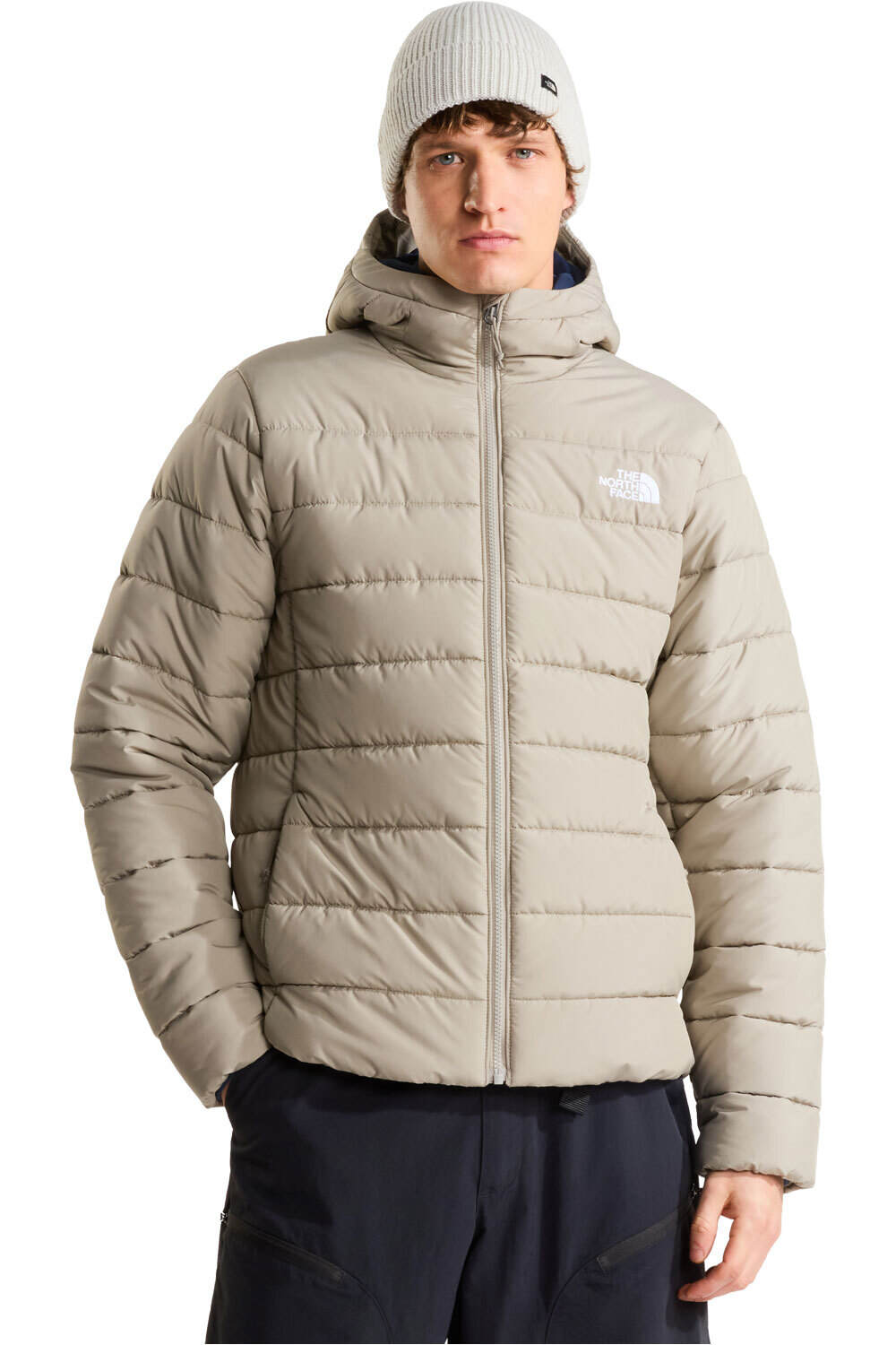 The North Face chaqueta outdoor hombre M ACONCAGUA HOODED JACKET vista frontal