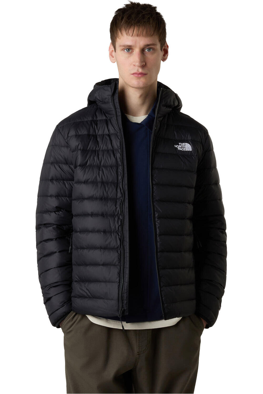 The North Face chaqueta outdoor hombre M CLASSIC DOWN HOODED JACKET vista detalle