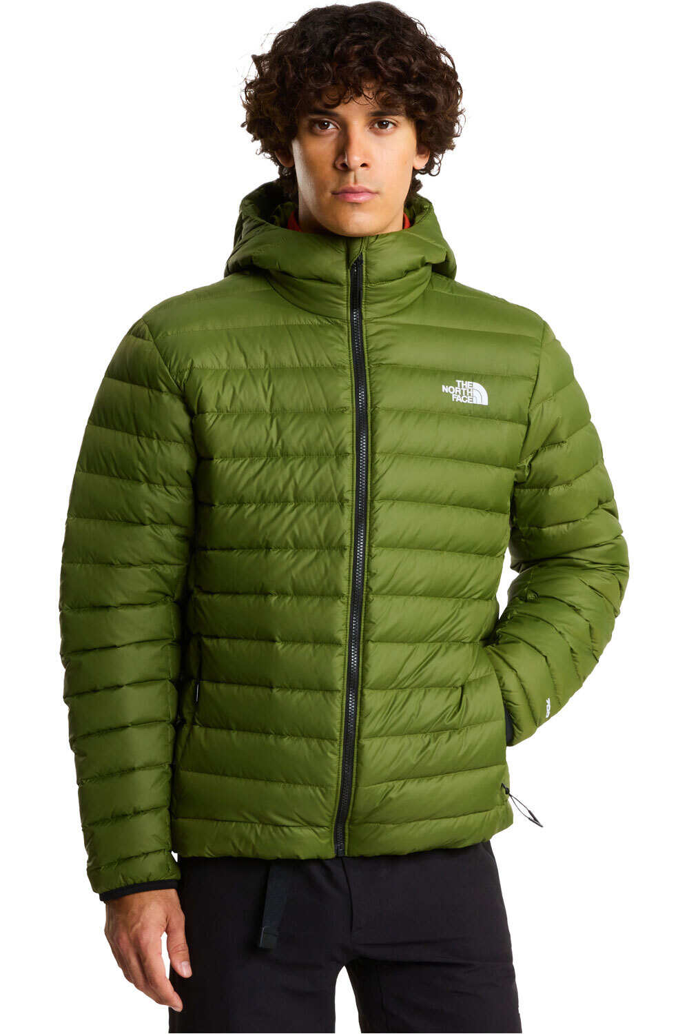 The North Face chaqueta outdoor hombre M CLASSIC DOWN HOODED JACKET vista frontal