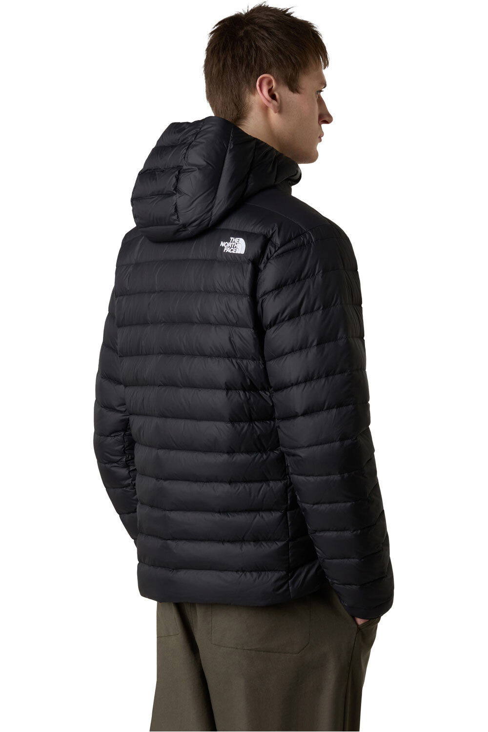 The North Face chaqueta outdoor hombre M CLASSIC DOWN HOODED JACKET vista trasera