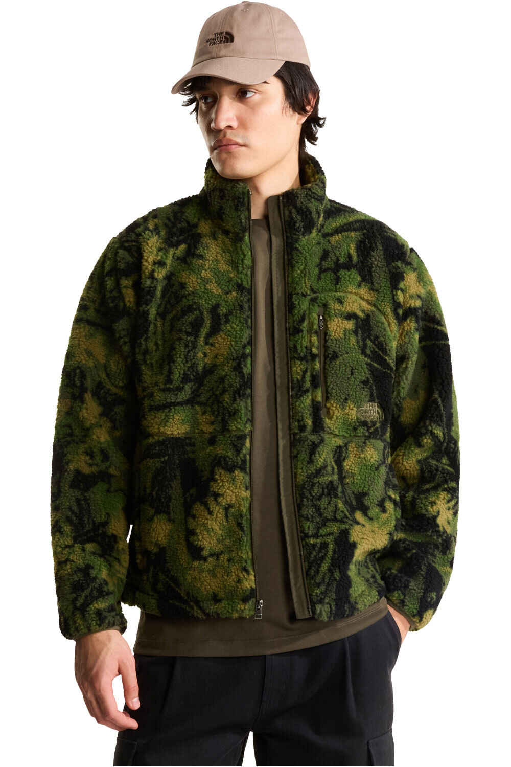 The North Face chaqueta outdoor hombre M EXTREME PILE 2 FZ JACKET -PRINT vista detalle