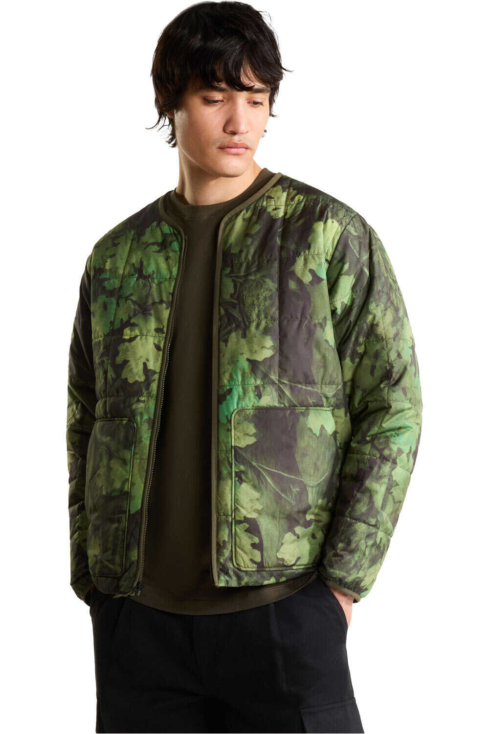 The North Face chaqueta outdoor hombre M LHOTSE LT INSULATED JACKET -PRINT vista detalle
