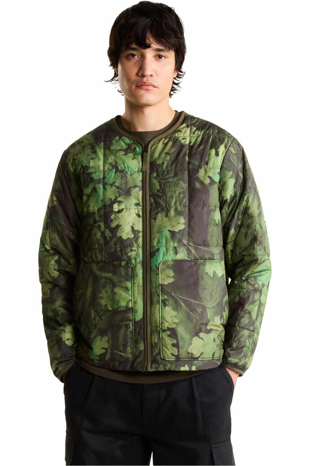 The North Face chaqueta outdoor hombre M LHOTSE LT INSULATED JACKET -PRINT vista frontal
