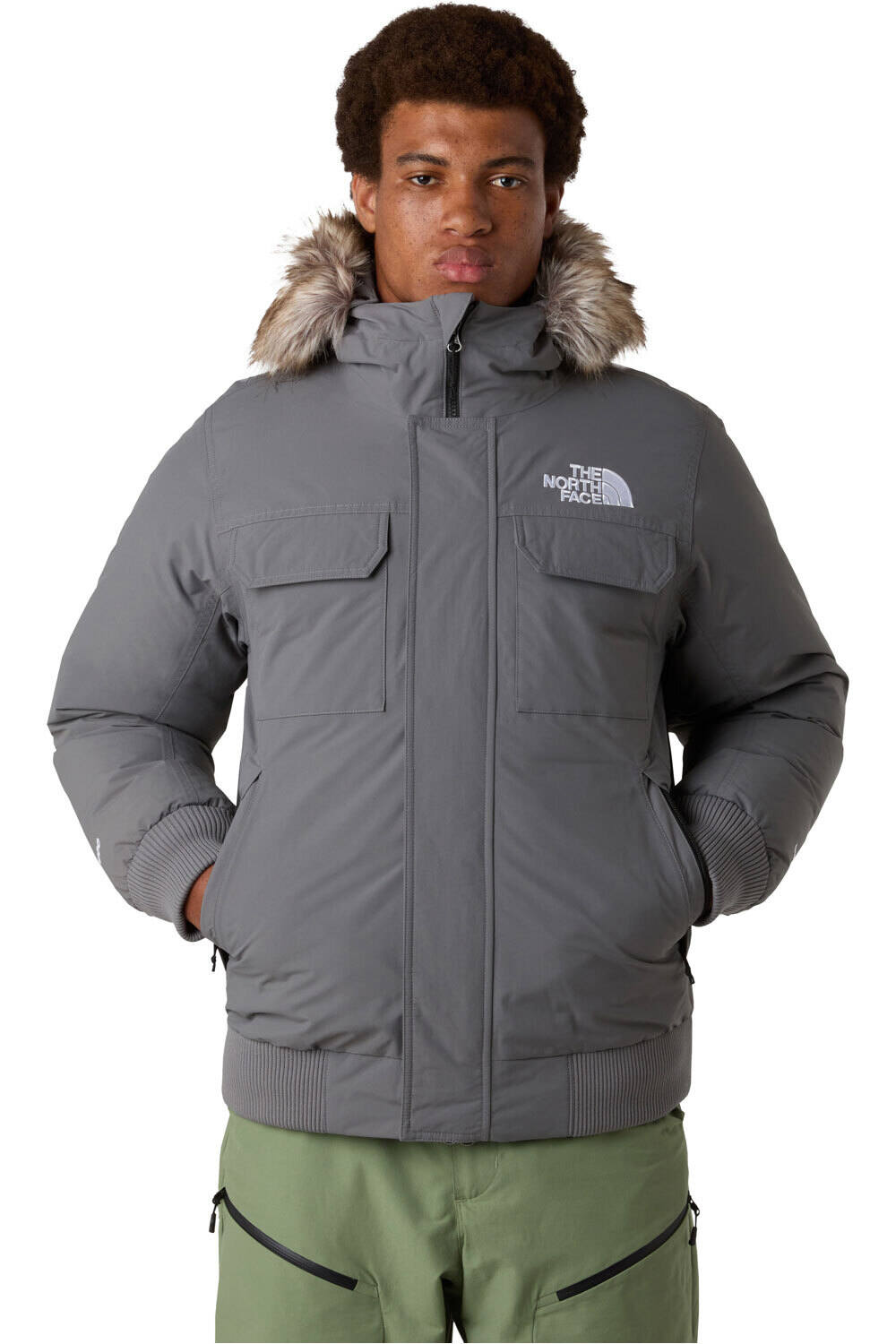 The North Face chaqueta outdoor hombre M MCMURDO BOMBER vista frontal