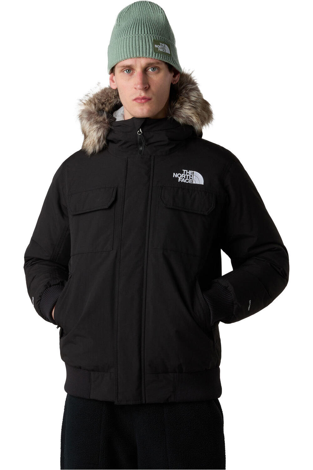 The North Face chaqueta outdoor hombre M MCMURDO BOMBER vista frontal