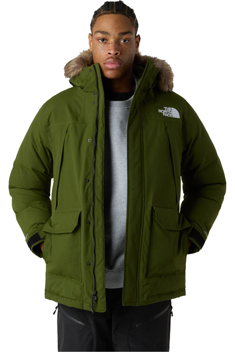 The North Face chaqueta outdoor hombre M MCMURDO PARKA vista detalle