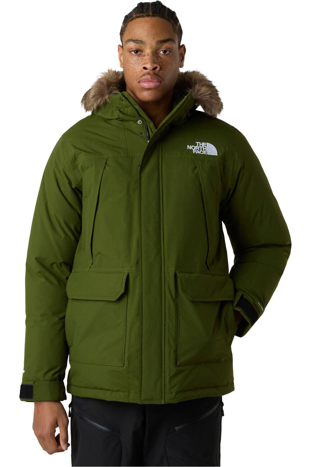 The North Face chaqueta outdoor hombre M MCMURDO PARKA vista frontal