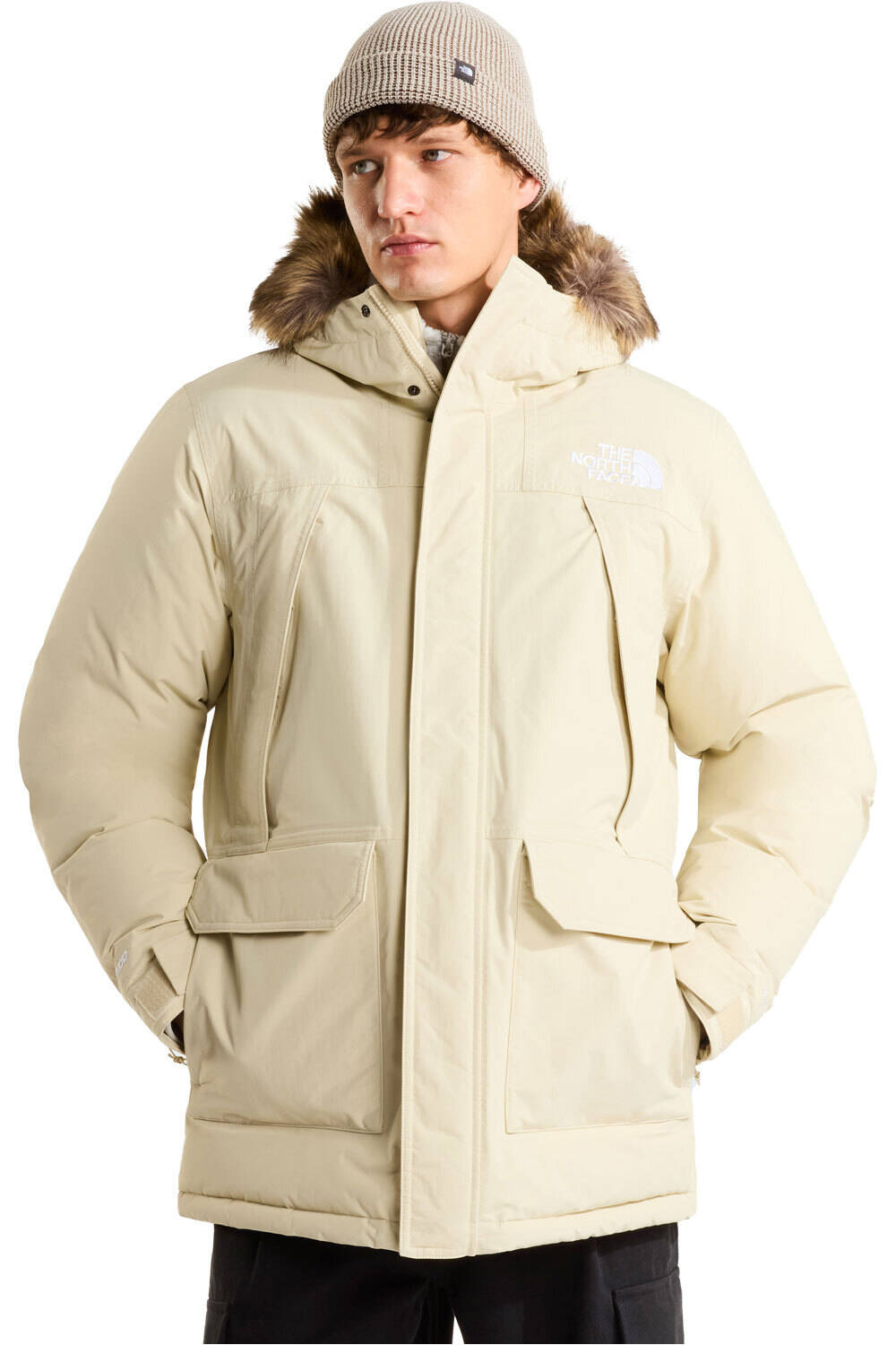The North Face chaqueta outdoor hombre M MCMURDO PARKA vista frontal