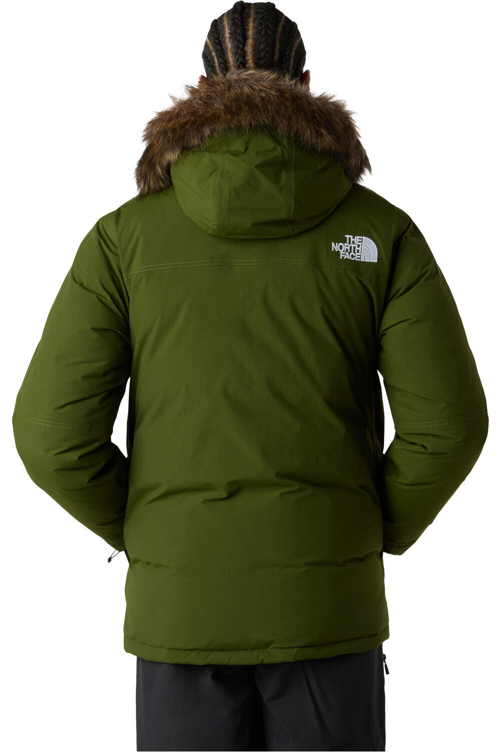 The North Face chaqueta outdoor hombre M MCMURDO PARKA vista trasera