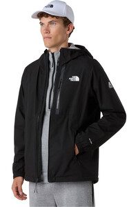 The North Face chaqueta outdoor hombre M MOUNTAIN ATHLETICS RAINLIT HOODED JACK vista detalle