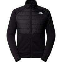 The North Face chaqueta outdoor hombre M REAXION 2.0 FLEECE HYBRID FULL ZIP JAC 03