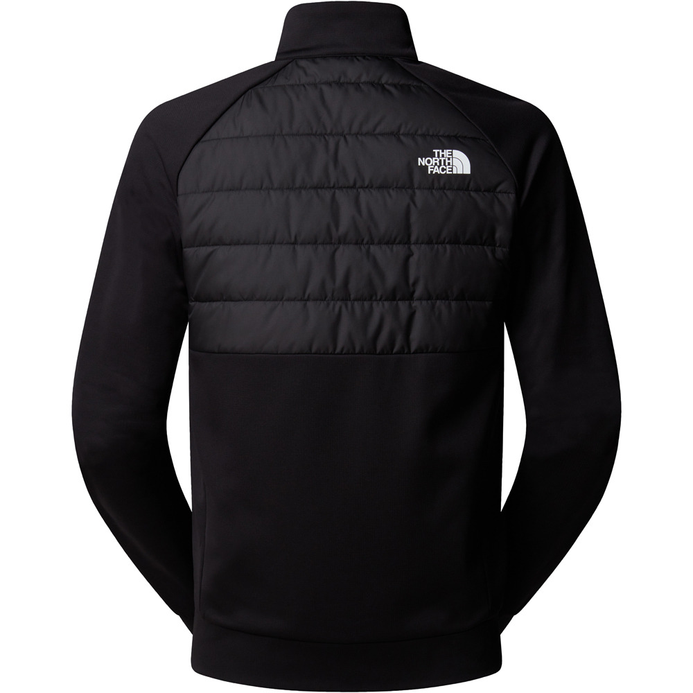 The North Face chaqueta outdoor hombre M REAXION 2.0 FLEECE HYBRID FULL ZIP JAC 04