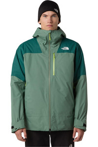 The North Face chaqueta outdoor hombre M SARSEN INSULATED JACKET vista trasera