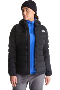 The North Face chaqueta outdoor mujer W ABSEIL STRETCH DOWN HOODIE vista detalle