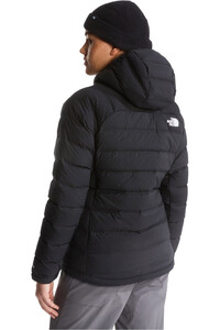 The North Face chaqueta outdoor mujer W ABSEIL STRETCH DOWN HOODIE vista trasera