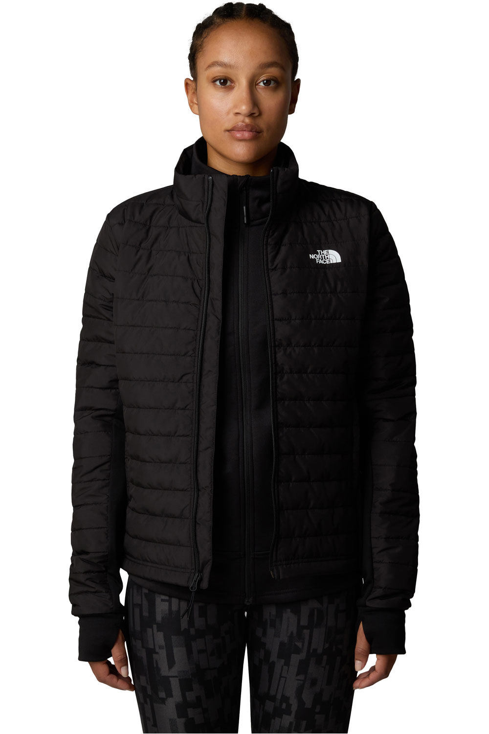 The North Face chaqueta outdoor mujer W CANYONLANDS HYBRID JACKET vista detalle